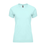 Camiseta técnica de poliéster 100% para mujer 135 g/m2 Roly color verde menta