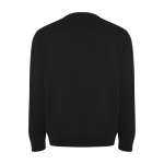 Jersey unisex de algodón orgánico y poliéster reciclado 300 g/m2 Roly color negro