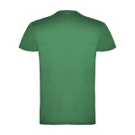 Camiseta con logo de algodón en punto para hombre 155 g/m2 Roly Beagle color verde segunda vista trasera