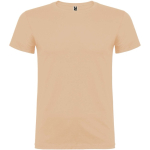 Camiseta con logo de algodón en punto para hombre 155 g/m2 Roly color beige
