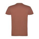 Camiseta con logo de algodón en punto para hombre 155 g/m2 Roly Beagle color caoba segunda vista trasera