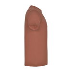 Camiseta con logo de algodón en punto para hombre 155 g/m2 Roly Beagle color caoba segunda vista lateral
