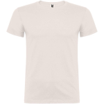 Camiseta con logo de algodón en punto para hombre 155 g/m2 Roly color marrón grisáceo