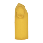 Camiseta con logo de algodón en punto para hombre 155 g/m2 Roly Beagle color amarillo oscuro segunda vista lateral