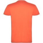 Camiseta para acciones publicitarias de algodón para niños 155 g/m2 Roly color naranja pastel segunda vista trasera