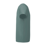 Camiseta de algodón orgánico de punto para hombre 175 g/m2 Roly color azul grisáceo segunda vista lateral