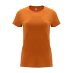 Camiseta de 100% algodón en punto para mujer 170 g/m2 Roly color naranja