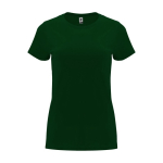 Camiseta de 100% algodón en punto para mujer 170 g/m2 Roly color verde botella