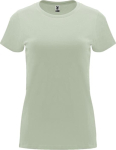 Camiseta de 100% algodón en punto para mujer 170 g/m2 Roly color verde suave
