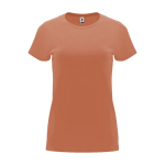 Camiseta de 100% algodón en punto para mujer 170 g/m2 Roly color marrón anaranjado