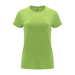 Camiseta de 100% algodón en punto para mujer 170 g/m2 Roly color verde lima