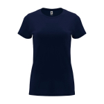 Camiseta de 100% algodón en punto para mujer 170 g/m2 Roly color azul marino