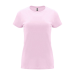Camiseta de 100% algodón en punto para mujer 170 g/m2 Roly color rosa claro