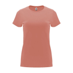 Camiseta de 100% algodón en punto para mujer 170 g/m2 Roly color salmón