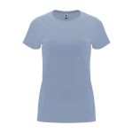 Camiseta de 100% algodón en punto para mujer 170 g/m2 Roly color azul grisáceo