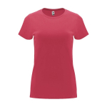 Camiseta de 100% algodón en punto para mujer 170 g/m2 Roly color rojo desaturado