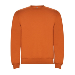 Jersey unisex de algodón y poliéster en punto 280 g/m2 Roly color naranja