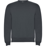 Jersey unisex de algodón y poliéster en punto 280 g/m2 Roly color gris oscuro