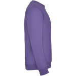Jersey unisex de algodón y poliéster en punto 280 g/m2 Roly color violeta segunda vista lateral