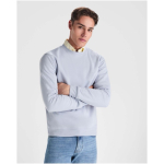 Jersey unisex de algodón y poliéster en punto 280 g/m2 Roly color azul oscuro imagen de estilo de vida