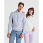 Jersey unisex de algodón y poliéster en punto 280 g/m2 Roly color azul oscuro imagen de estilo de vida 2