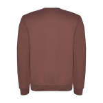 Jersey unisex de algodón y poliéster en punto 280 g/m2 Roly color marrón grisáceo segunda vista trasera