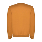 Jersey unisex de algodón y poliéster en punto 280 g/m2 Roly color amarillo oscuro segunda vista trasera