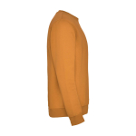 Jersey unisex de algodón y poliéster en punto 280 g/m2 Roly color amarillo oscuro segunda vista lateral