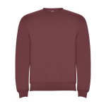 Jersey unisex de algodón y poliéster en punto 280 g/m2 Roly color rojo jaspeado