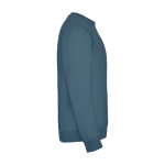 Jersey unisex de algodón y poliéster en punto 280 g/m2 Roly color azul pastel segunda vista lateral