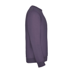 Jersey unisex de algodón y poliéster en punto 280 g/m2 Roly color lila segunda vista lateral