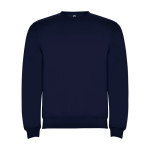 Jersey para niños de algodón y poliéster en punto 280 g/m2 Roly color azul marino