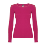 Camiseta para mujer de 100% algodón en punto 160 g/m2 Roly color fucsia