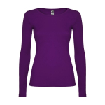 Camiseta para mujer de 100% algodón en punto 160 g/m2 Roly color morado