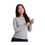 Camiseta para mujer de 100% algodón en punto 160 g/m2 Roly color azul vaquero imagen de estilo de vida