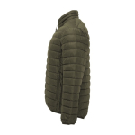 Chaqueta acolchada de 100% poliéster para hombre 290 g/m2 Roly color verde militar vista lateral