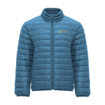 Chaqueta acolchada de 100% poliéster para hombre 290 g/m2 Roly color azul claro