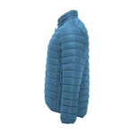 Chaqueta acolchada de 100% poliéster para hombre 290 g/m2 Roly color azul claro vista lateral