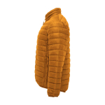 Chaqueta acolchada de 100% poliéster para hombre 290 g/m2 Roly color amarillo oscuro vista lateral