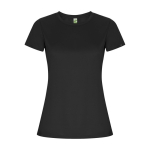 Camiseta técnica de 50% poliéster reciclado para mujer 135 g/m2 Roly color grafito