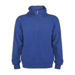 Sudadera de algodón y poliéster unisex con capucha 280 g/m2 Roly color azul real