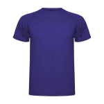 Camiseta técnica de punto piqué en poliéster para hombre 150 g/m2 Roly color violeta
