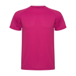 Camiseta técnica de punto piqué en poliéster para hombre 150 g/m2 Roly color fucsia