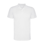 Polo técnico de poliéster en punto piqué para hombre 150 g/m2 Roly color blanco