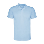 Polo técnico de poliéster en punto piqué para hombre 150 g/m2 Roly color azul claro