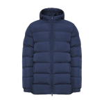 Parka deportiva acolchada de poliéster 110 g/m2 unisex Roly color azul marino