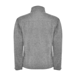Chaqueta softshell de poliéster de 3 capas unisex 300 g/m2 Roly color gris segunda vista trasera