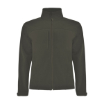 Chaqueta softshell de poliéster de 3 capas unisex 300 g/m2 Roly color verde militar