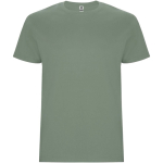 Camiseta con logo de algodón 100% en punto para hombre 190 g/m2 Roly color verde oliva