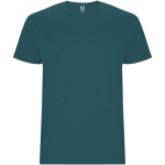 Camiseta de punto en algodón para niños para propaganda 190 g/m2 Roly color azul oscuro
